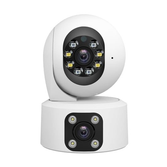 SriHome SH049 2MP + 2MP Humanoid Tracking Smart Night Vision Dual Lens HD IP Camera, SH049 SUNSKY