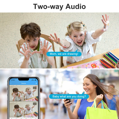 SriHome SH049 2MP + 2MP Humanoid Tracking Smart Night Vision Dual Lens HD IP Camera