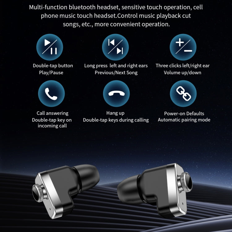 LEMFO T95 1.52 inch IPS Screen 2 in 1 Bluetooth Earphone Smart Watch Support Health Monitoring - Shello's Creative Boutique