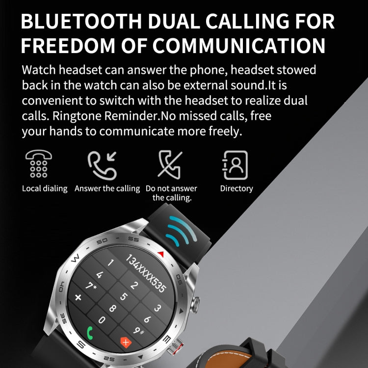 LEMFO T95 1.52 inch IPS Screen 2 in 1 Bluetooth Earphone Smart Watch Support Health Monitoring - Shello's Creative Boutique
