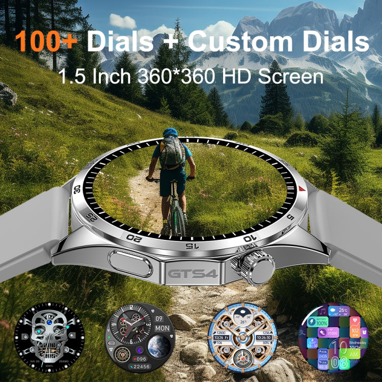 GTS4/LT09 1.5 inch IP67 Fitness Wellness Smart Watch Support Bluetooth Call / Sleep / Blood Oxygen / Heart Rate Health Monitor, Silicone Strap, Steel Strap Shello's Creative Boutique