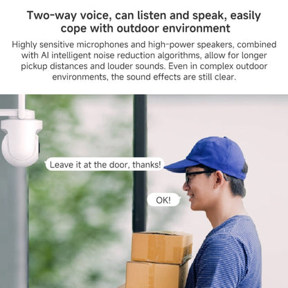 Xiaomi CW500 5MP Outdoor IP66 Waterproof Support Two-way Voice WiFi Camera, US Plug, CW500 Single Camera SUNSKY