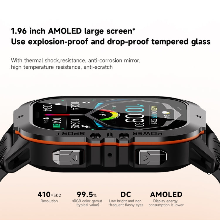 LEMFO C26 1.96 inch Sport Smart Watch, Support Bluetooth Call / Message Notification / Heart Rate / Blood Pressure Health Monitor Shello's Creative Boutique