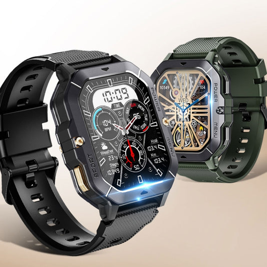 LEMFO C28 2.02 inch Sport Smart Watch, Support Bluetooth Call / Sleep / Blood Oxygen / Heart Rate / Blood Pressure Health Monitor - Shello's Creative Boutique