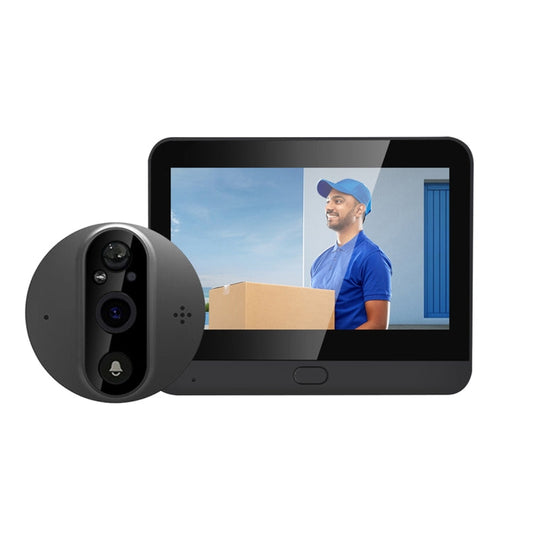 ESCAM C89 1080P 4.3 inch Smart Digital Door Viewer, Support Wide Angle PIR & Night Vision Photo, C89 (Dark Grey), C89 (Silver) SUNSKY