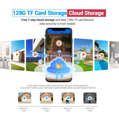 ESCAM C89 1080P 4.3 inch Smart Digital Door Viewer, Support Wide Angle PIR & Night Vision Photo, C89