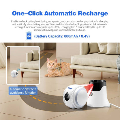 ESCAM QF011 2MP Smart Pet Robot Camera with Night Vision & APP Remote Control, QF011 SUNSKY