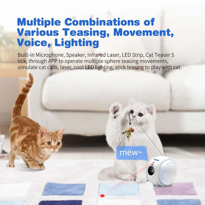 ESCAM QF011 2MP Smart Pet Robot Camera with Night Vision & APP Remote Control, QF011 SUNSKY