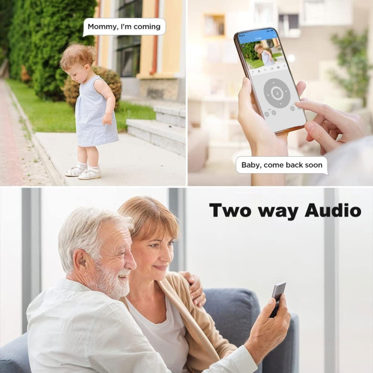 SriHome SH061 2MP 2.4G WiFi AI Humanoid Tracking Infrared Night Vision Camera, EU Plug, US Plug, UK Plug - Shello's Creative Boutique