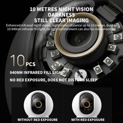 Original Xiaomi Smart Camera C700 4K 360 Viewing Angle Full-Color Night Vision AI Camera, US Plug SUNSKY