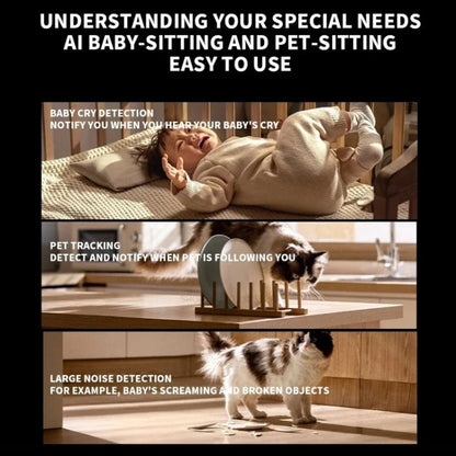 Original Xiaomi Smart Camera C700 4K 360 Viewing Angle Full-Color Night Vision AI Camera, US Plug SUNSKY