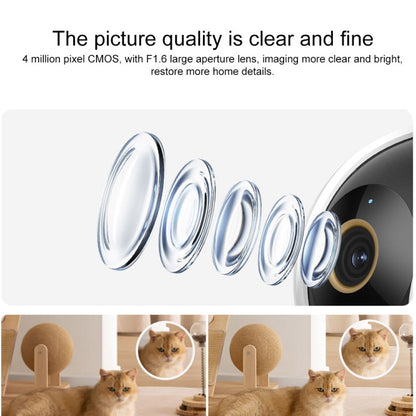 Original Xiaomi Smart Camera C500 Dual Lens Edition 4MP Support AI Detection, US Plug, C500 SUNSKY