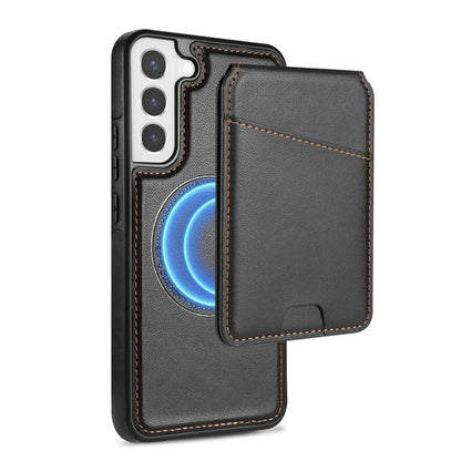 Skin Feel Detachable Card Bag Magsafe Phone Case, For Samsung Galaxy S21 5G, For Samsung Galaxy S21+ 5G SUNSKY