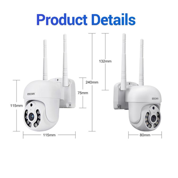 ESCAM WNK710 3MP HD Motion Detection WiFi Intelligent Dual-light Source Camera, EU Plug, US Plug, AU Plug, UK Plug SUNSKY