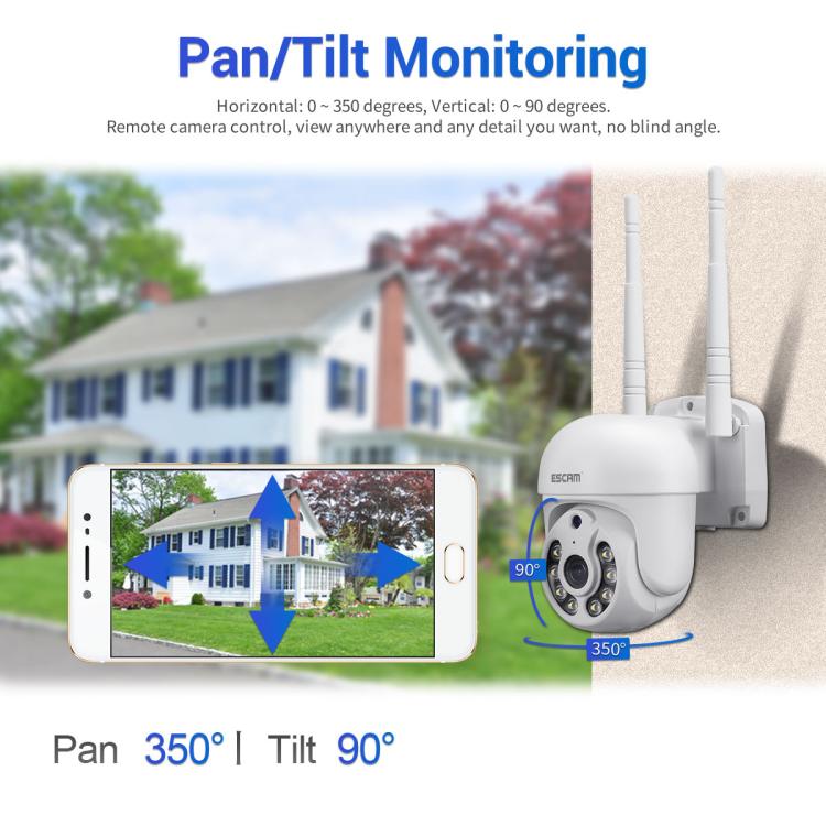 ESCAM WNK710 3MP HD Motion Detection WiFi Intelligent Dual-light Source Camera, EU Plug, US Plug, AU Plug, UK Plug SUNSKY