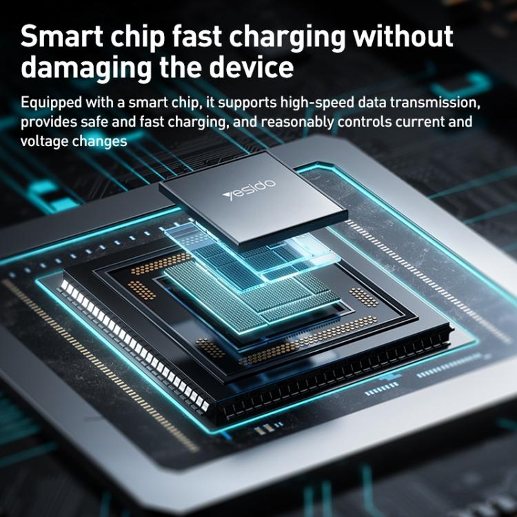 Yesido 3A USB to Type-C Fast Charging Cable, 0.3m, 1.2m, 2m, 3m - Shello's Creative Boutique