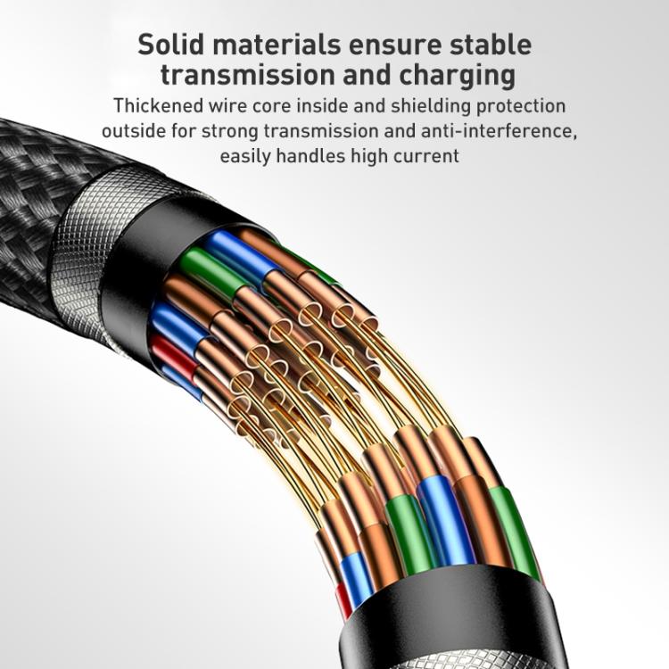 Yesido 3A USB to Type-C Fast Charging Cable, 0.3m, 1.2m, 2m, 3m - Shello's Creative Boutique