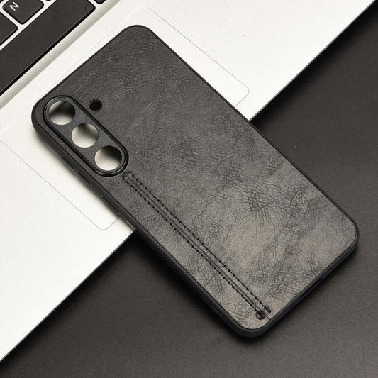 Cow Pattern Sewing Card Bag Phone Case, For Samsung Galaxy S25 5G, For Samsung Galaxy S25+ 5G, For Samsung Galaxy S25 Ultra 5G - Shello's Creative Boutique