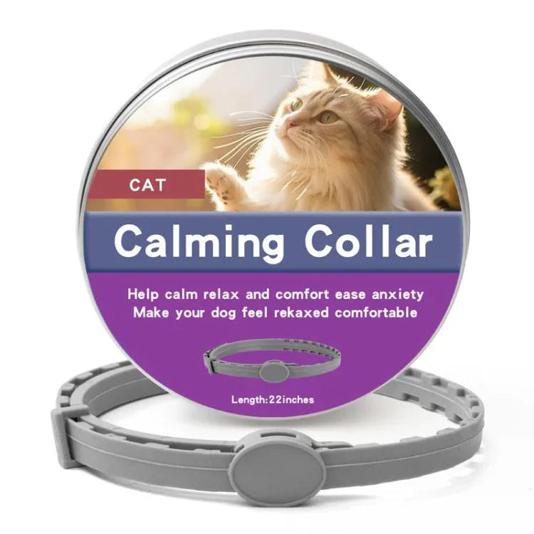 Pet Deworming Calming Collar Fleas Ticks Removing, Aluminum Box Packing - Shello's Creative Boutique