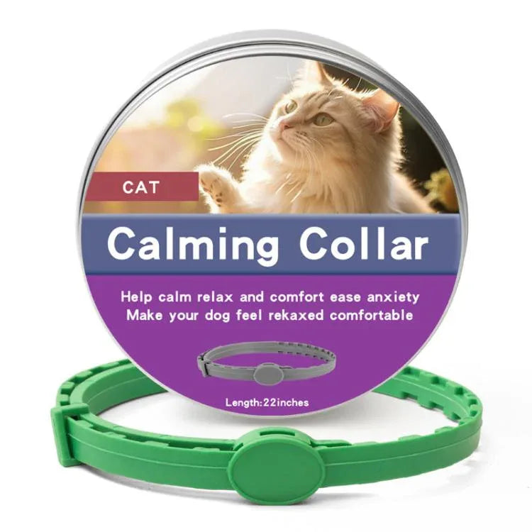 Pet Deworming Calming Collar Fleas Ticks Removing, Aluminum Box Packing - Shello's Creative Boutique