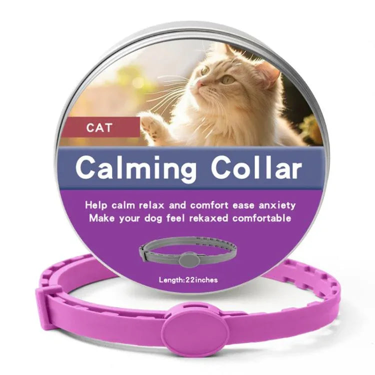 Pet Deworming Calming Collar Fleas Ticks Removing, Aluminum Box Packing - Shello's Creative Boutique