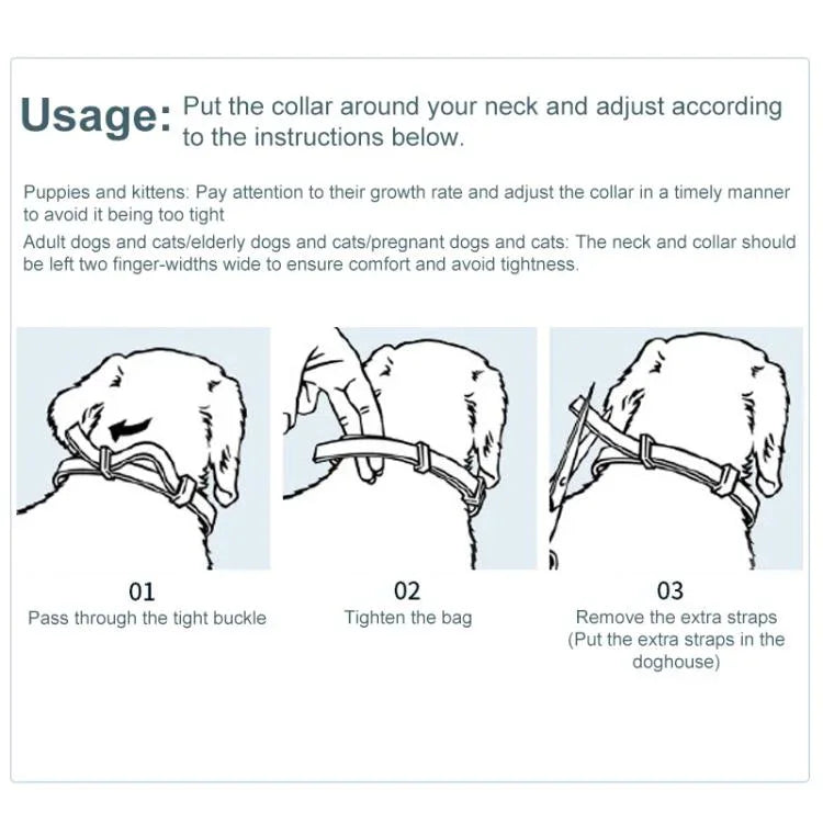 Pet Deworming Calming Collar Fleas Ticks Removing, Aluminum Box Packing - Shello's Creative Boutique