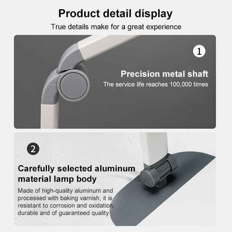 Foldable LED No Flicker AA Grade Eye Protection Study Desk Lamp