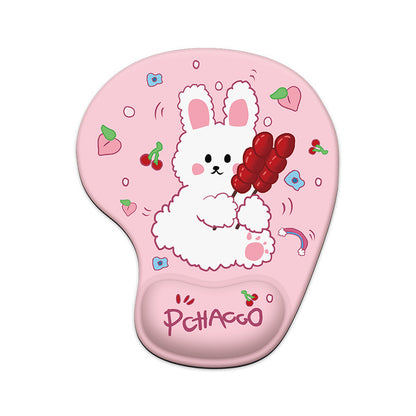 Silicone wrist mouse pad female comfortable computer soft non-slip hand rest pad thick non-slip wrist rest cute game pad