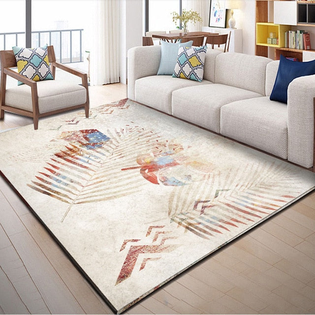 High Quality Abstract Flower Art Carpet For Living Room Bedroom Anti-slip Floor Mat Fashion Kitchen Carpet Area Rugs Shello Creative Boutique