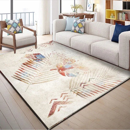 Abstract Floral Kitchen & Living Room Carpet – Anti-Slip Designer Floor Mat - Shello's Creative Boutique