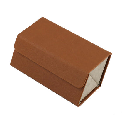 Premium Leather Glasses Storage Case - Elegant Organizer for 2-6 Sunglasses