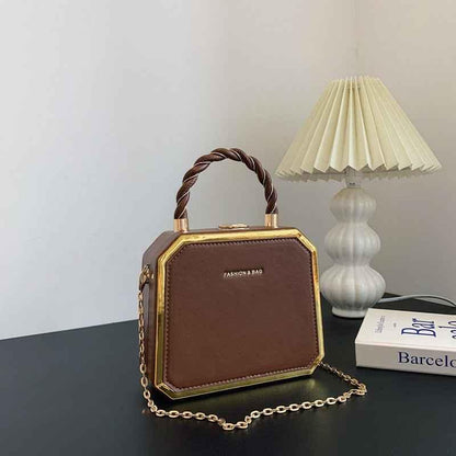 Shello's Creative Boutique – Fashionable Small Square Chain Crossbody Bag - Shello's Creative Boutique