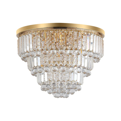Luxury Gold Crystal Chandelier - Large Modern Ceiling Light for Dining Room - Shello's Creative Boutique