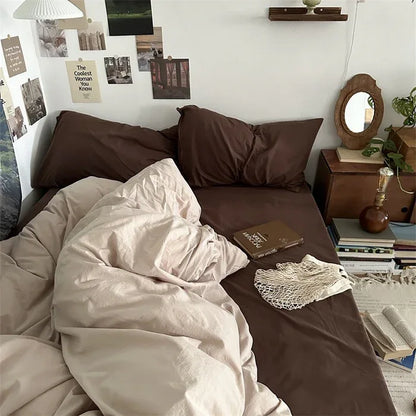 Washed Cotton Bedding Set – Comfort Meets Durability - Shello's Creative Boutique