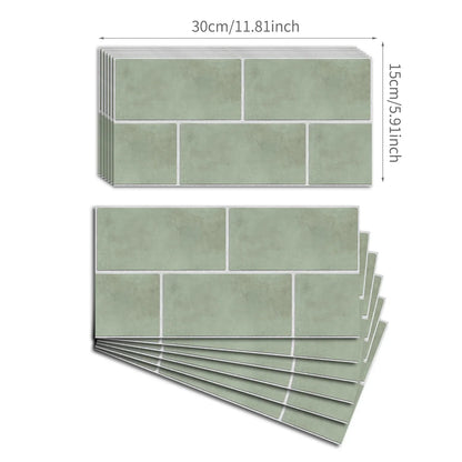 Funlife City Lights Thickened Tile Stickers Self-Adhesive PVC Kitchen And Bathroom Wall Waterproof Decorative Stickers - Shello's Creative Boutique