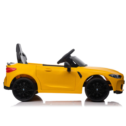 Yellow BMW M4 12v Kids ride on toy car 2.4G W/Parents Remote Control Three speed adjustable eprolo