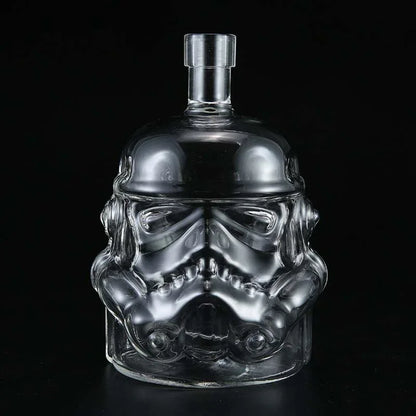 650ml Star Wars White Soldier Glass Jug Storm Trooper Spirit Bottle Empty Crystal Wine Glass Bottle Glass Cup Home Bar Tools - Shello's Creative Boutique