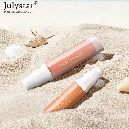 New Full-Body Beach Sexy Highlighter Lotion Brightening Skin And Brightening Highlighter Liquid Milk Body Highlighter - Shello's Creative Boutique