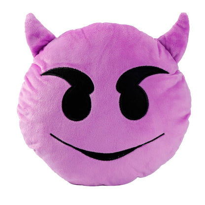 Adorable Emoji Face Pillow - 30cm Round Cushion for Kids & Adults
