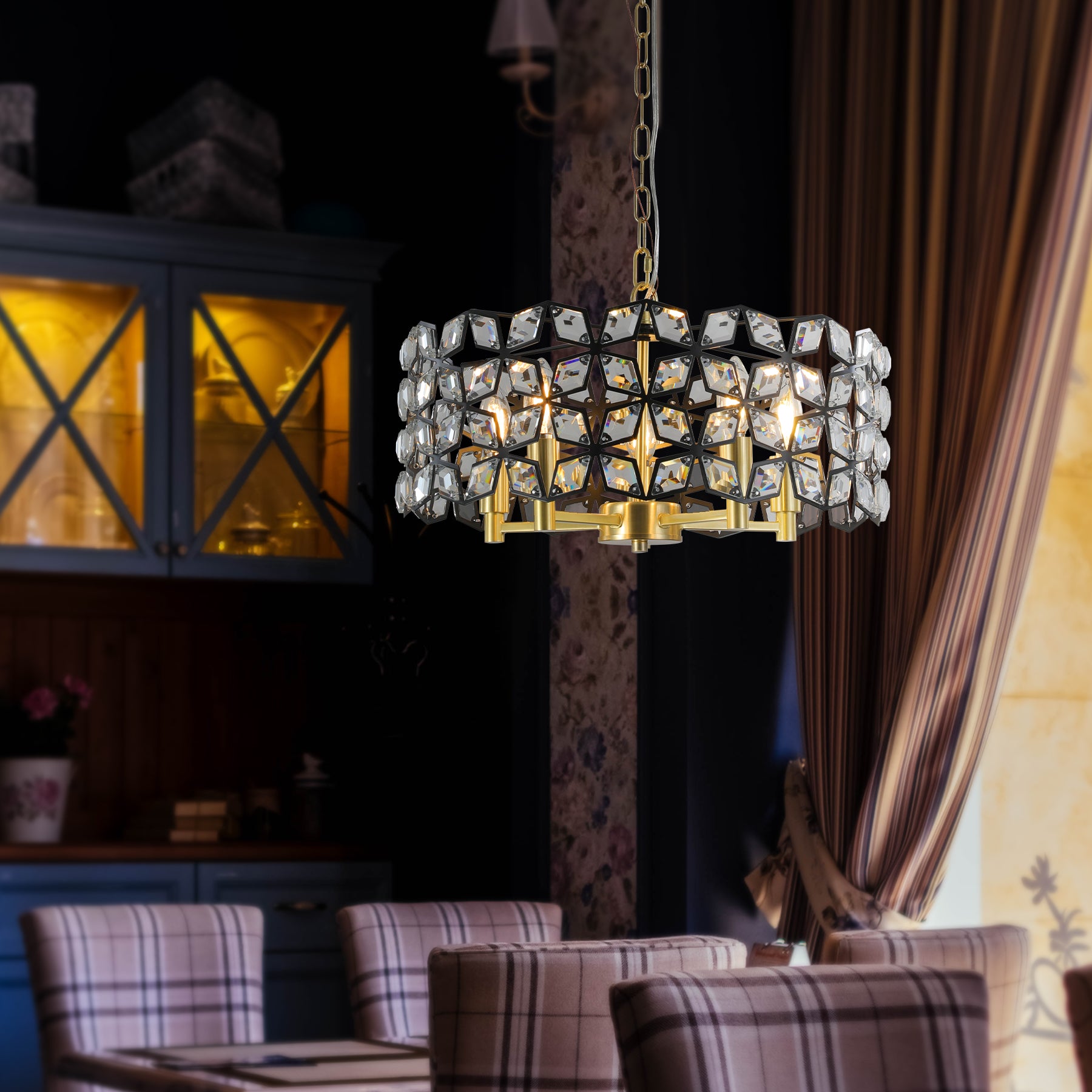 Modern Crystal Chandelier for Living-Room Round Cristal Lamp Luxury Home Decor  Light Fixture eprolo