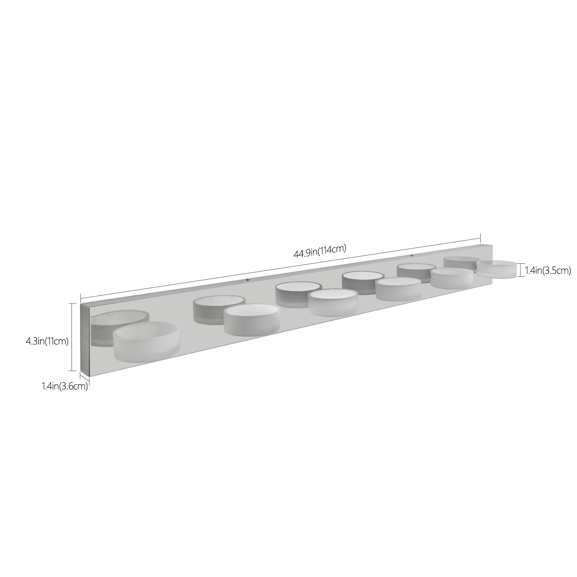 LED Modern Chrome 6-Light Vanity Lights Fixtures Over Mirror Bath Wall Lighting eprolo