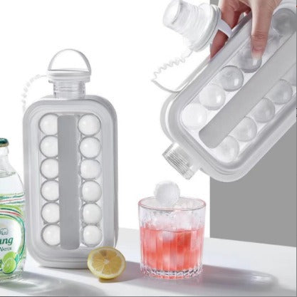 Ice Hockey Pot Ice Making Water Pot Ice Block Mold Box Frozen Ice Block Cup Spherical Artifact Whiskey Quick Frozen eprolo