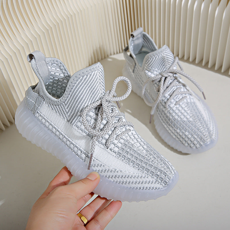 Coconut shoes for both men and women, summer breathable fly woven shoe covers, casual sports shoes, couple's mesh shoes eprolo