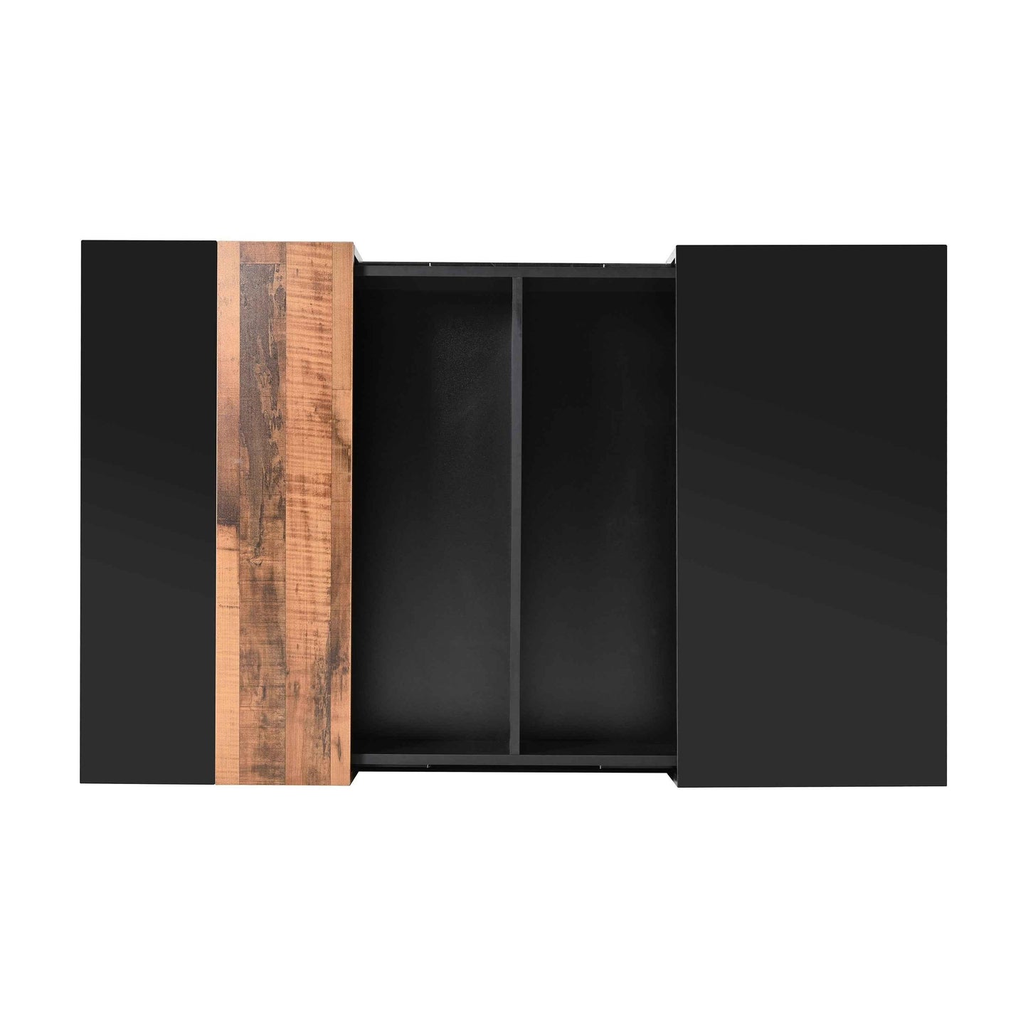 Modern High Gloss Coffee Table - 80cm Square with Sliding Top & Hidden Storage (Black) - Shello's Creative Boutique