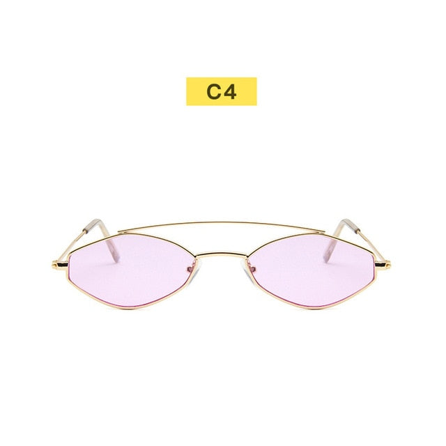 90s Sunglasses Women Retro Oval Sunglasses Lady Brand Designer Vintage Black Sunglasses Girls Eyeglasses UV400 Oculos Shello Creative Boutique