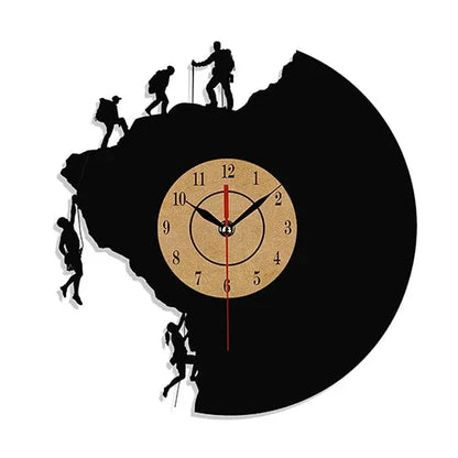 Vinyl Record Wall Clock – Modern Art & Timeless Music-Inspired Decor - Shello's Creative Boutique