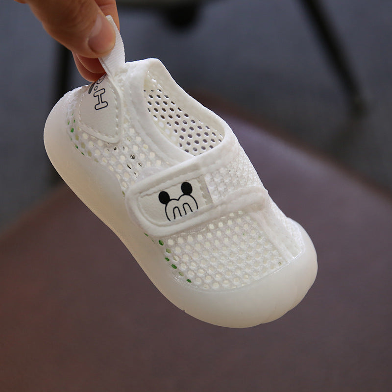 Children's Flying Shoes Boys And Girls Toddler Shoes Breathable Mesh Sports Shoes Soft Bottom Baby Mesh Shoes eprolo