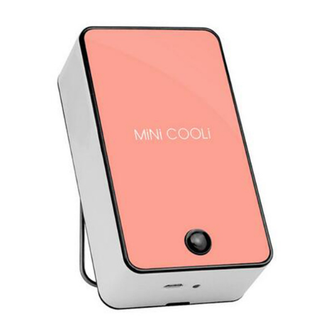 Mini Portable HandHeld Table Air Conditioner Cooler Cooling USB Rechargeable Battery Bladeless Fan eprolo