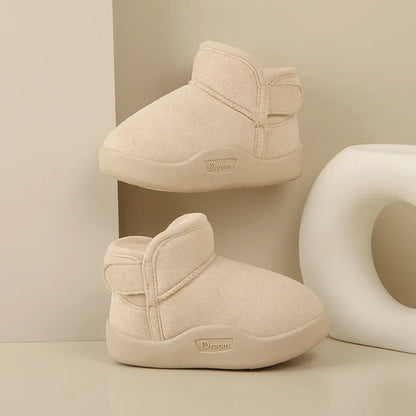 Winter Baby Girl Shoes Toddler Snow Boots Infant Plush Warm Kids Ankle Boots Boys Cotton Shoes - Shello's Creative Boutique