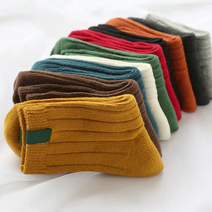 1Pair Warm Women Socks Striped 3D Socks Autumn Winter Style Socks - Shello's Creative Boutique